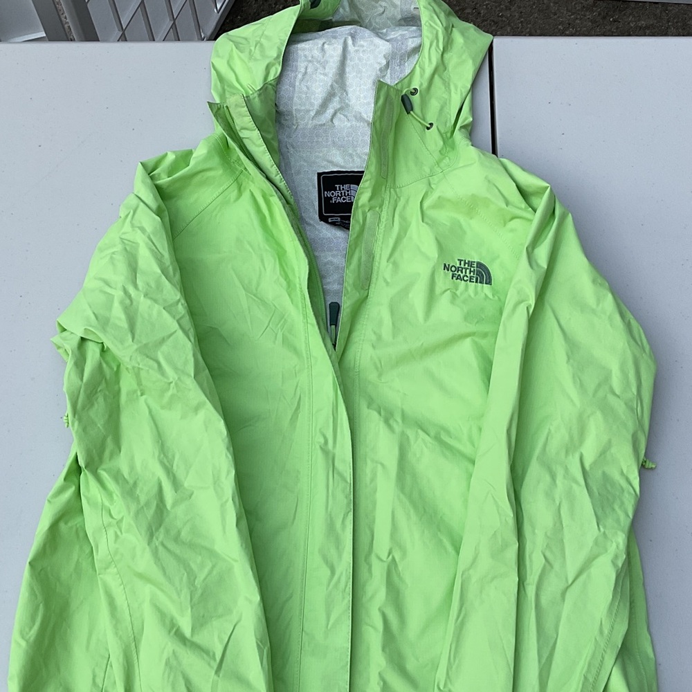 The North Face Lime Green Hooded Jacket